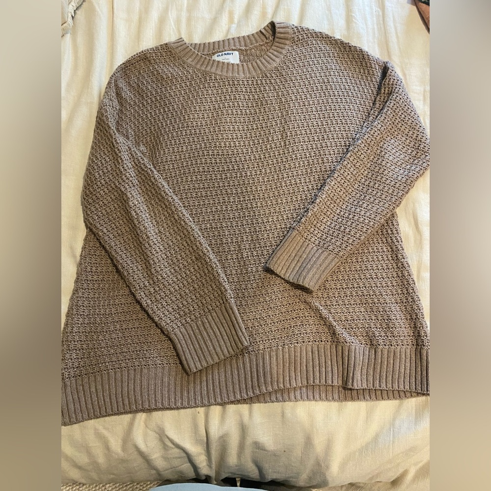 Brown Old Navy sweater